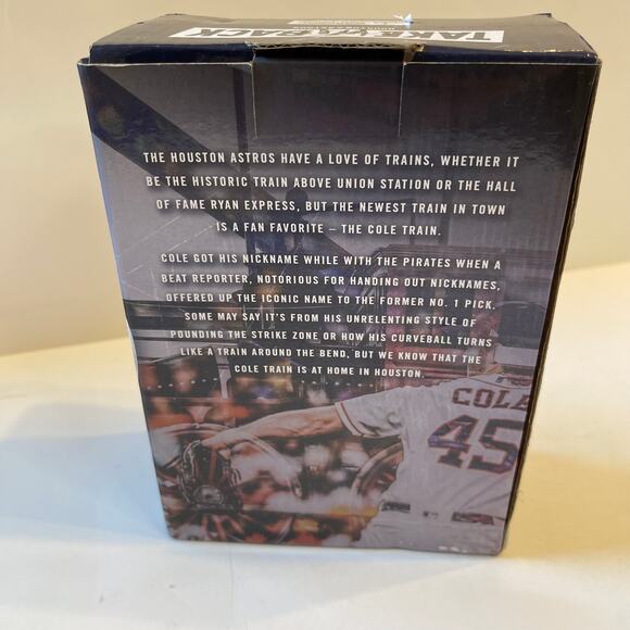 Gerrit' Cole Train Nolan Ryan Bobblehead - Picture 4 of 8